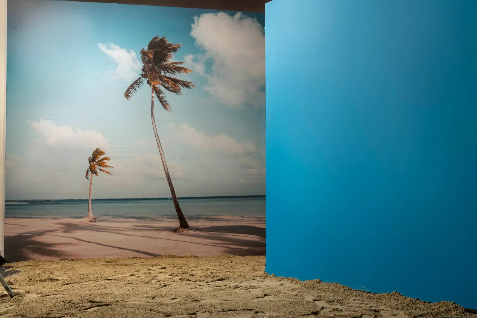 Creative beach set for fashion and advertising shoots in Delhi